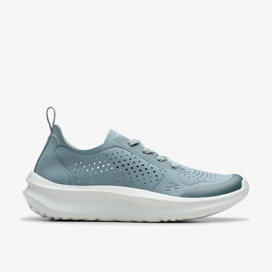 Sneakers De La Marca Clarks  Para Mujer Modelo Solevana Tie Sage En Color Verde