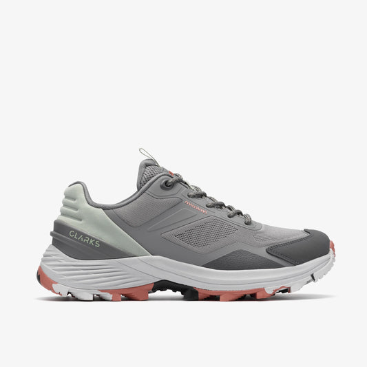 Sneakers De La Marca Clarks  Para Mujer Modelo Laila Trail Dark Grey Combi En Color Gris