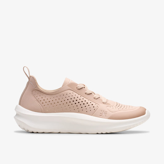 Sneakers De La Marca Clarks  Para Mujer Modelo Solevana Tie Sand En Color Beige