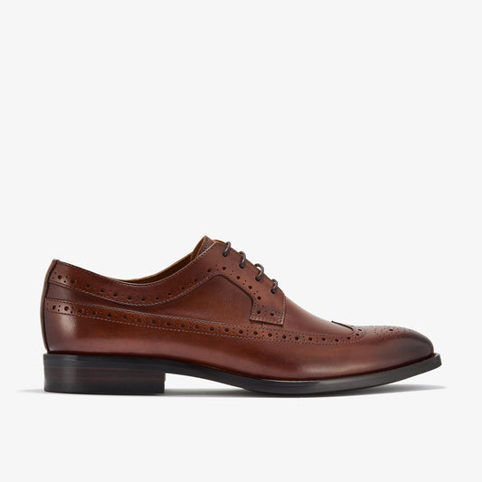 Zapatos De Vestir De La Marca Clarks  Para Hombre Modelo Banstead Tip Tan Leather En Color Marrón