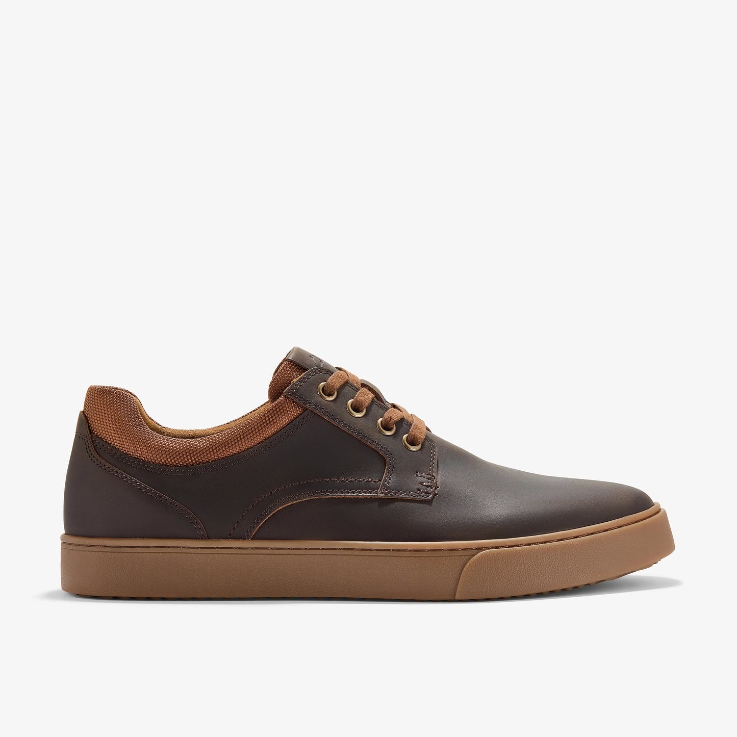 Zapatos Casual De La Marca Clarks  Para Hombre Modelo Lockton Tie Tan Oily Lea En Color Marrón