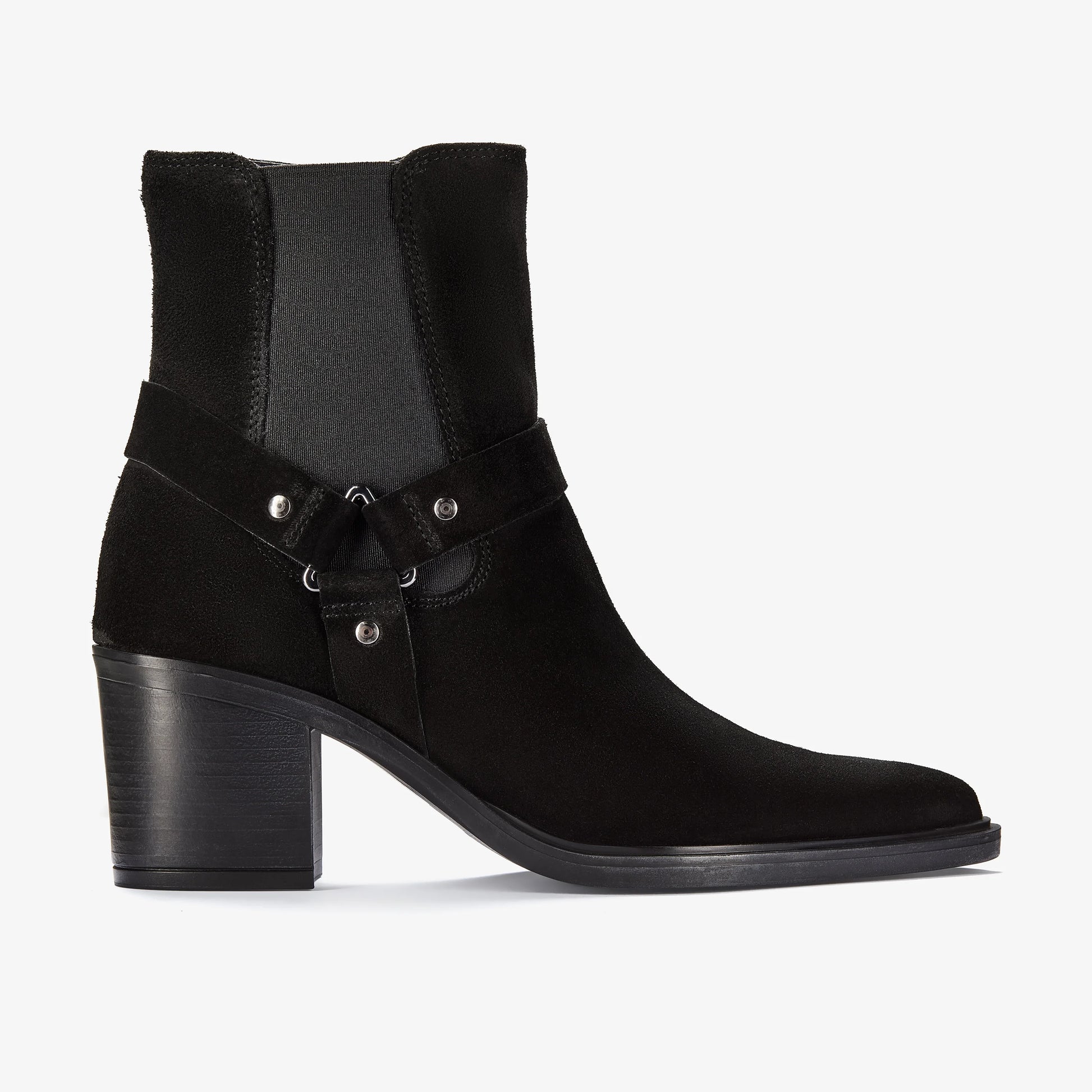 Botas De La Marca Clarks  Para Mujer Modelo Jesse Buckle Black Sde En Color Negro