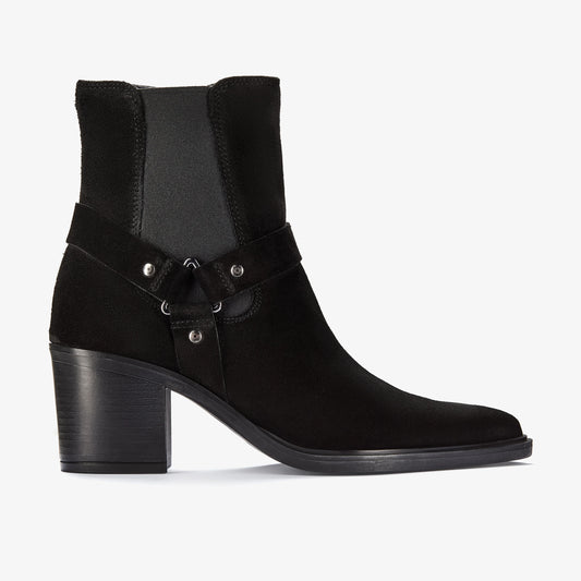 Botas De La Marca Clarks  Para Mujer Modelo Jesse Buckle Black Sde En Color Negro