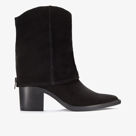 Botas De La Marca Clarks  Para Mujer Modelo Jesse Mid Black Sde En Color Negro