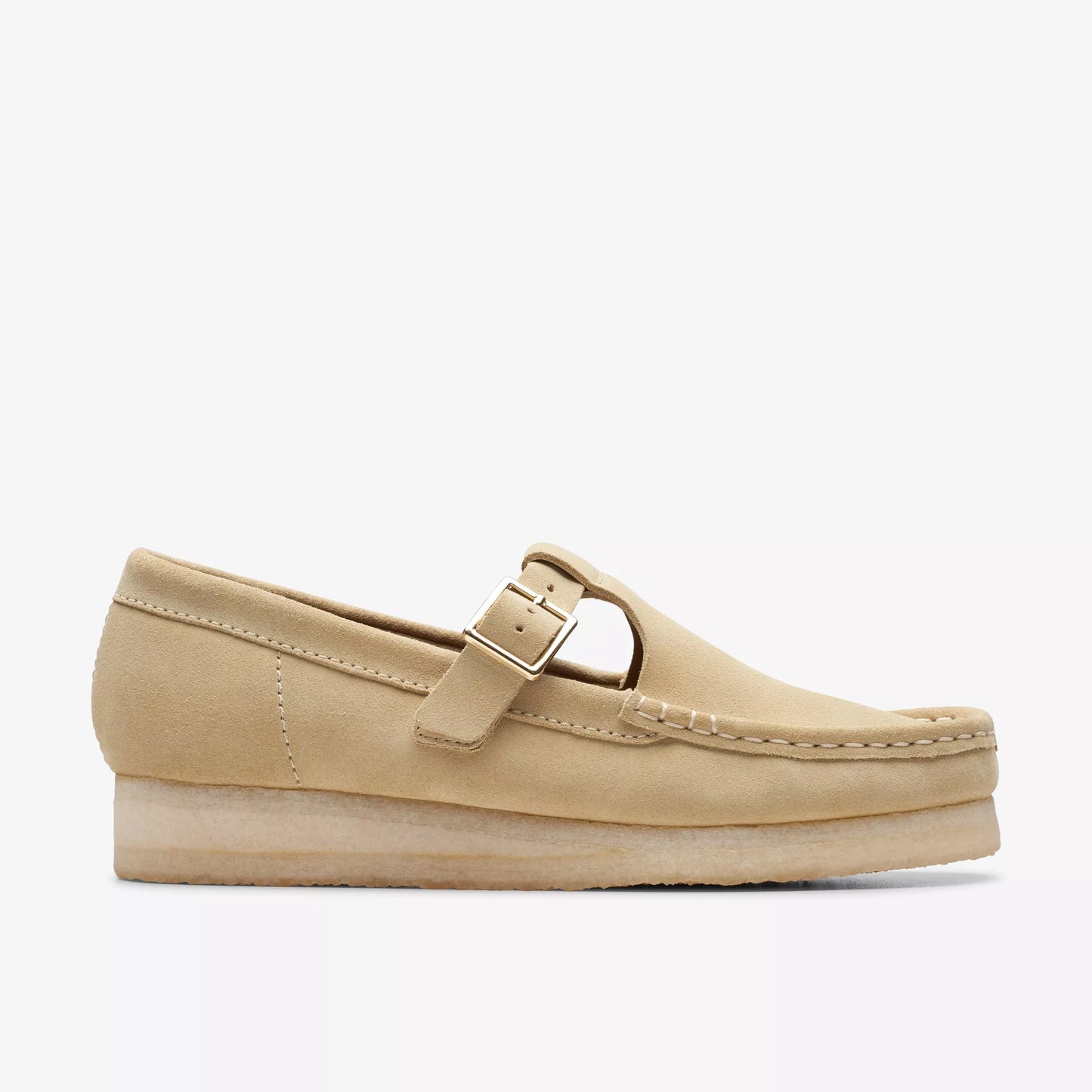 CLARKS | ZAPATOS CASUAL | MUJER | WALLABEE T BAR MAPLE SUEDE