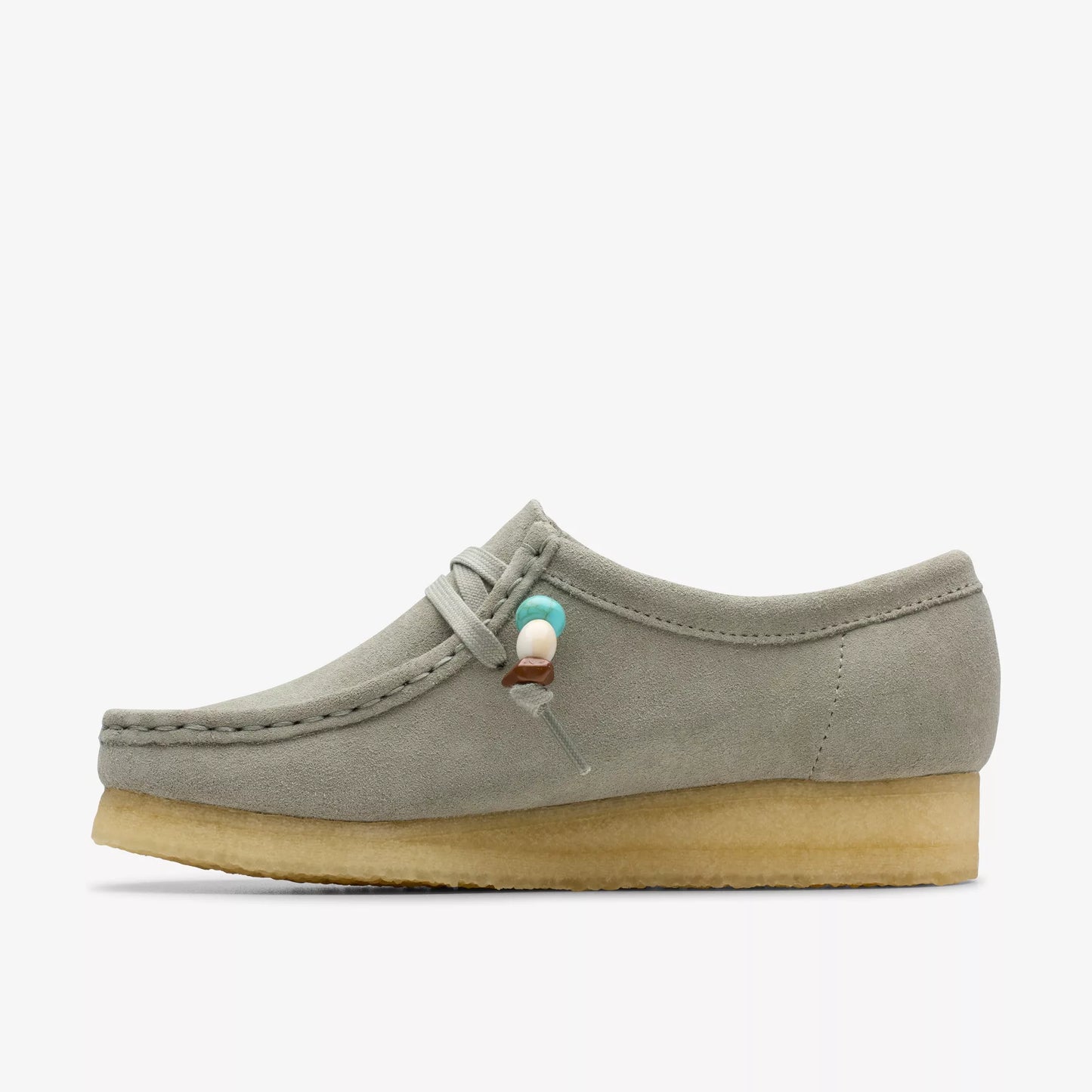 Zapatos Derby Mujer De La Marca Clarks Para Wallabee Sage Suede Modelo