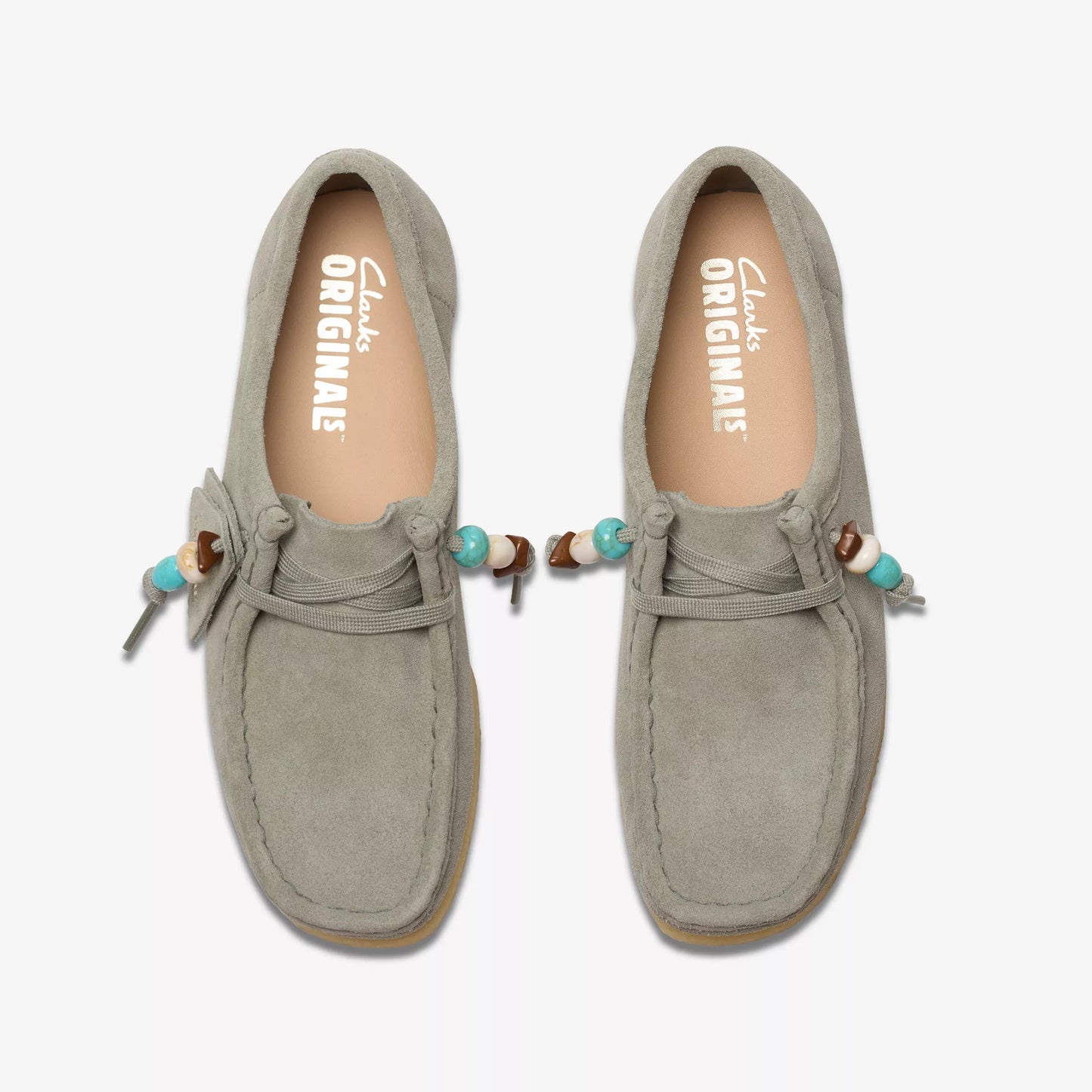 Zapatos Derby Mujer De La Marca Clarks Para Wallabee Sage Suede Modelo