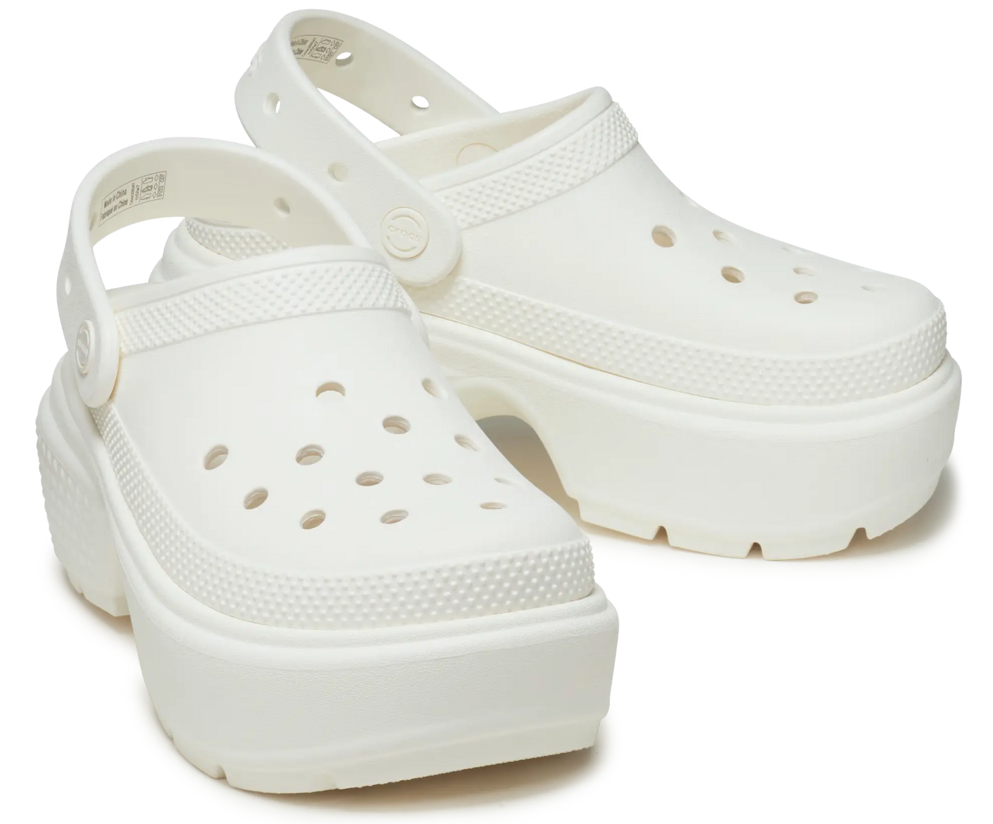 CROCS | DAMEN-CLOGS | STOMP CLOG KREIDE | WEISS