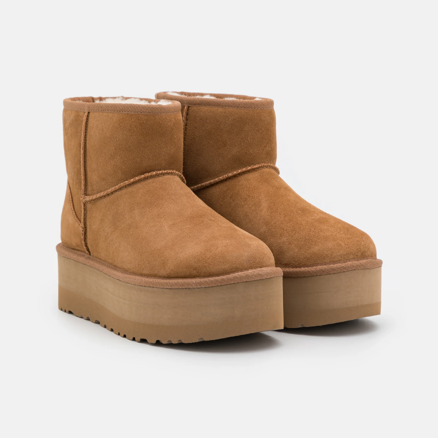 UGG | BOTTINES POUR FEMME | MINI-BOTTINES CLASSIQUES À PLATEFORME, MARRON