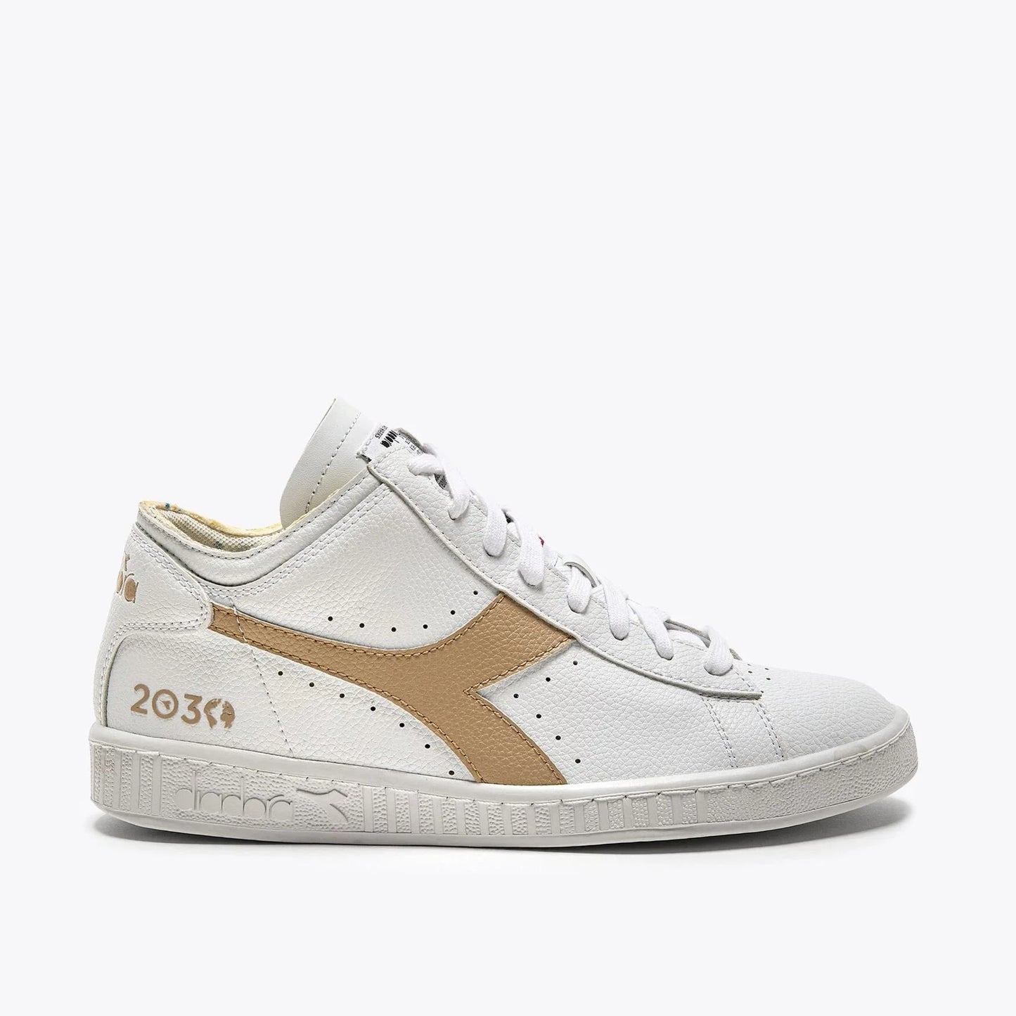DIADORA | DAMEN-SNEAKERS | GAME ROW CUT 2030 WEISS/HOLZESCHE | WEISS