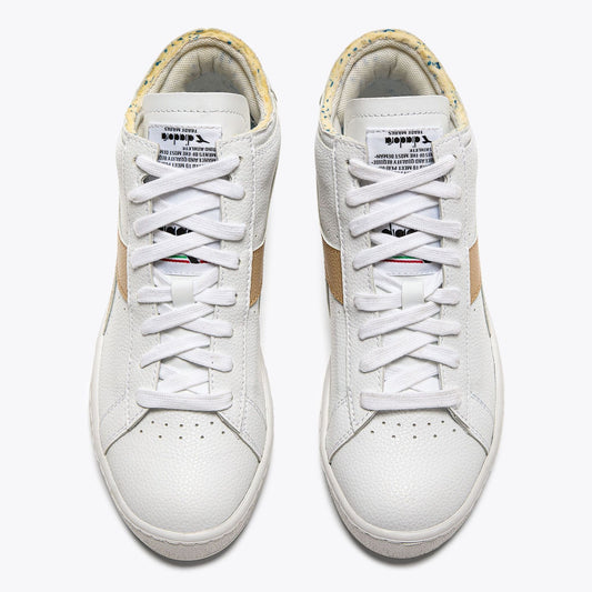 DIADORA | WOMEN'S SNEAKERS | GAME ROW CUT 2030 WHITE/WOOD ASH | WHITE