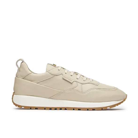 LOTTUSSE | BASKETS HABILLÉES FEMME | DIANNE OFF-WHITE AGNEAU | BLANC