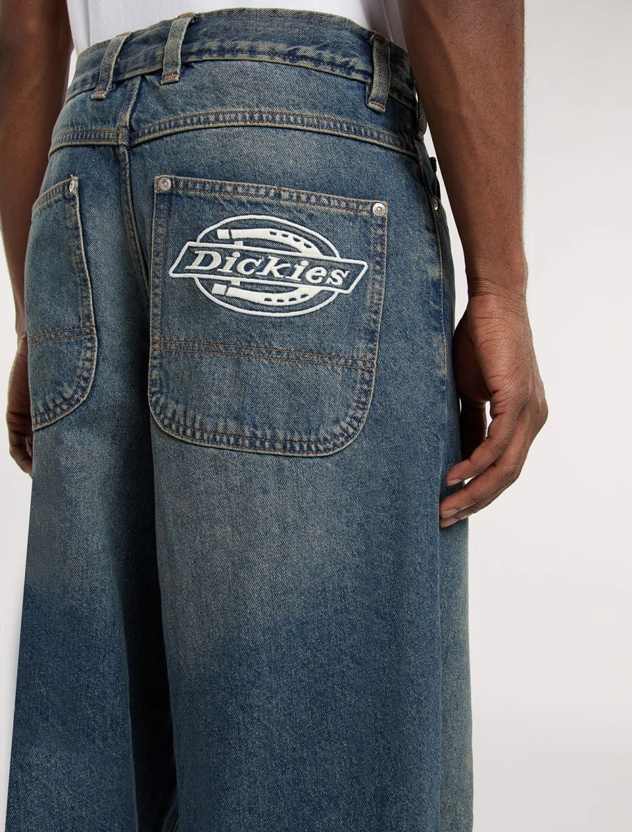 DICKIES | PANTALONES | HOMBRE | HILHAM DENIM KHAKI TNTD BLUE | AZUL