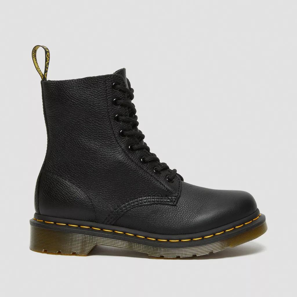 DR. MARTENS 1460 Pascal Black Virginia: ブラック アンクルブーツ