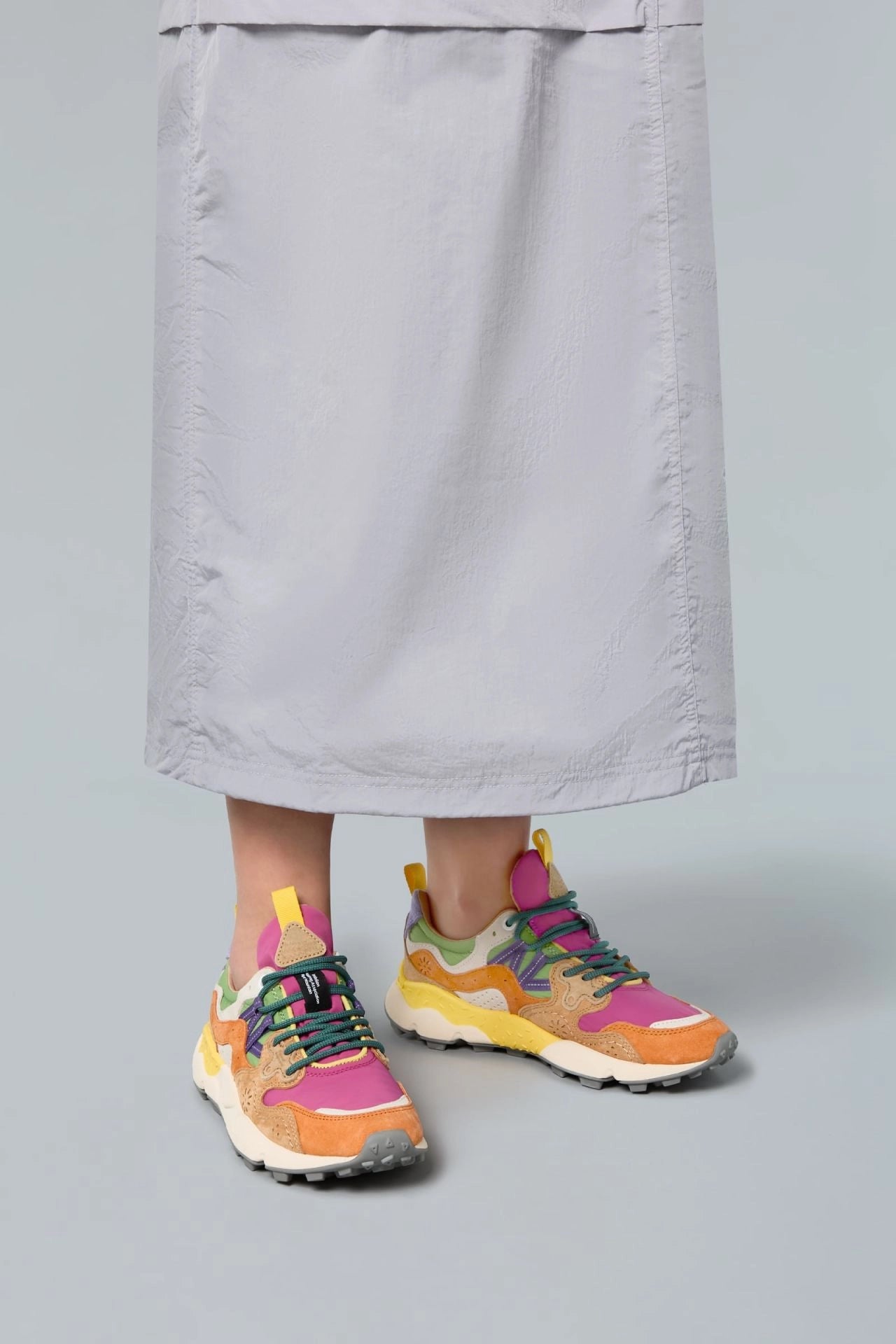FLOWER MOUNTAIN | SNEAKERS | MUJER | YAMANO 3 WOMAN ORANGE-FUCHSIA