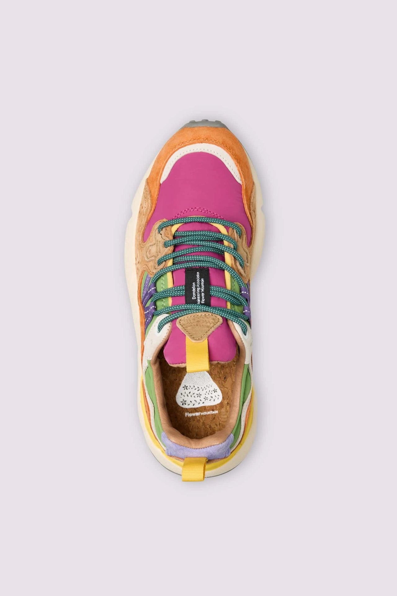 FLOWER MOUNTAIN | SNEAKERS | MUJER | YAMANO 3 WOMAN ORANGE-FUCHSIA