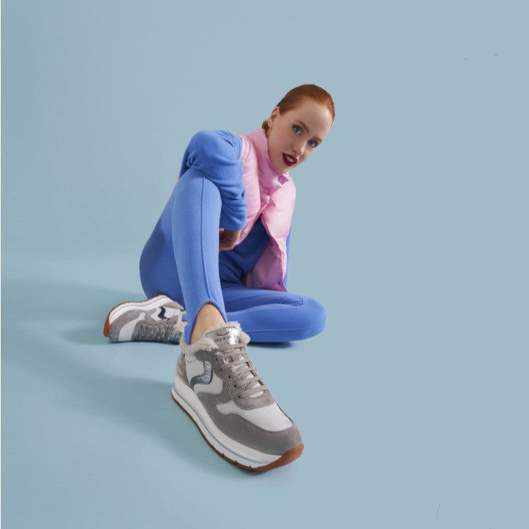 VOILE BLANCHE | SNEAKERS MUJER | MARAN POWER FUR 101 | GRIS