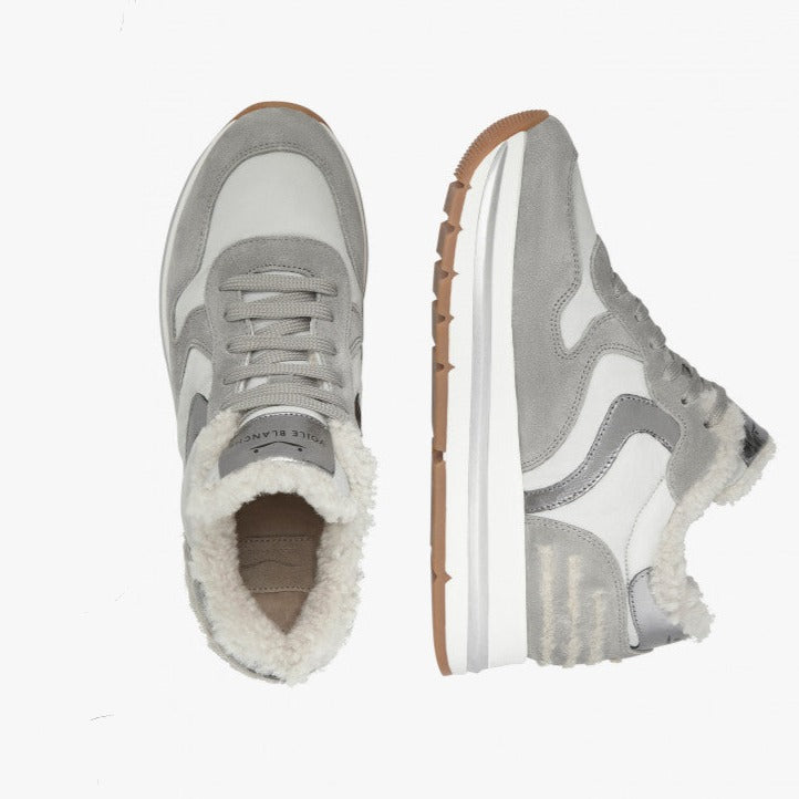 VOILE BLANCHE | SNEAKERS MUJER | MARAN POWER FUR 101 | GRIS