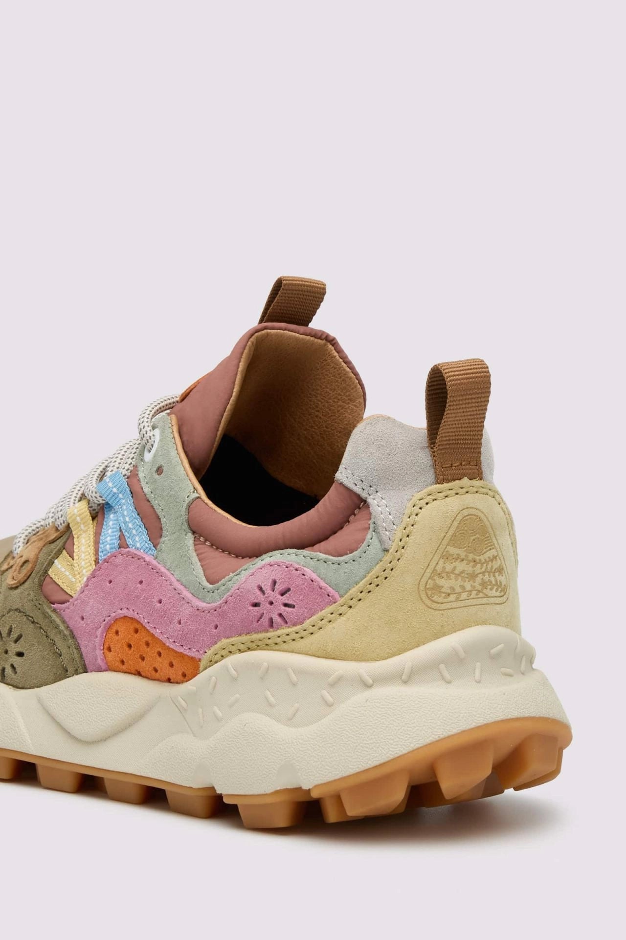 FLOWER MOUNTAIN | SNEAKERS | MUJER | YAMANO 3 WOMAN CREAM-TAUPE-MILITARY | BEIGE