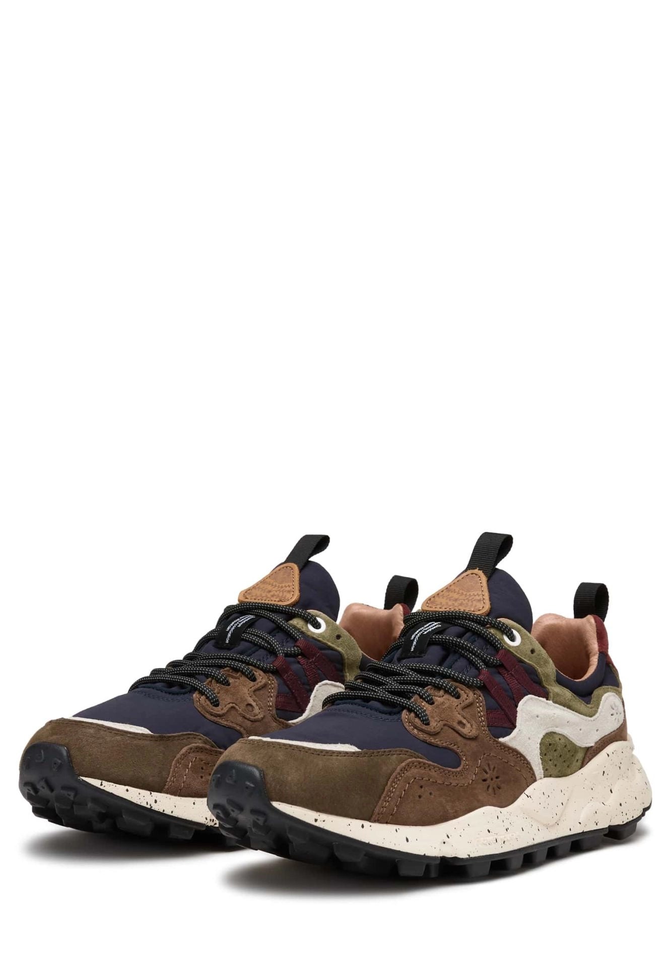 FLOWER MOUNTAIN | SNEAKERS | HOMBRE | YAMANO 3 MAN BROWN-NAVY | MARRÓN