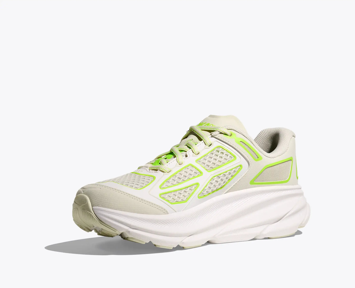HOKA | SNEAKERS | UNISEX | CLIFTON ONE 9 TRUFFLE SALT-NEON LIME | BLANCO