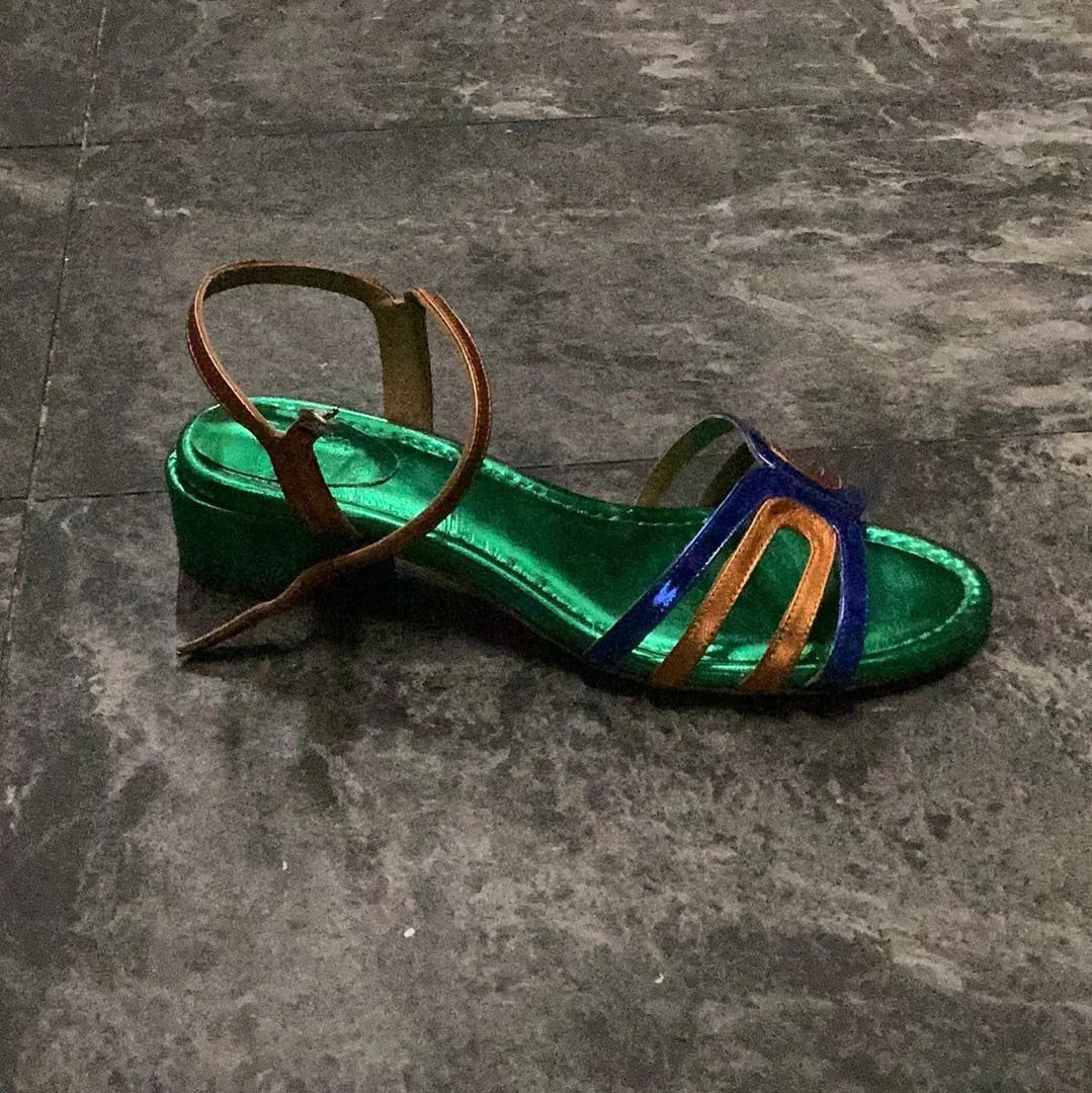 AUDLEY | DAMENSANDALEN | BLAUER ABSATZ 22302 1 | BLAU