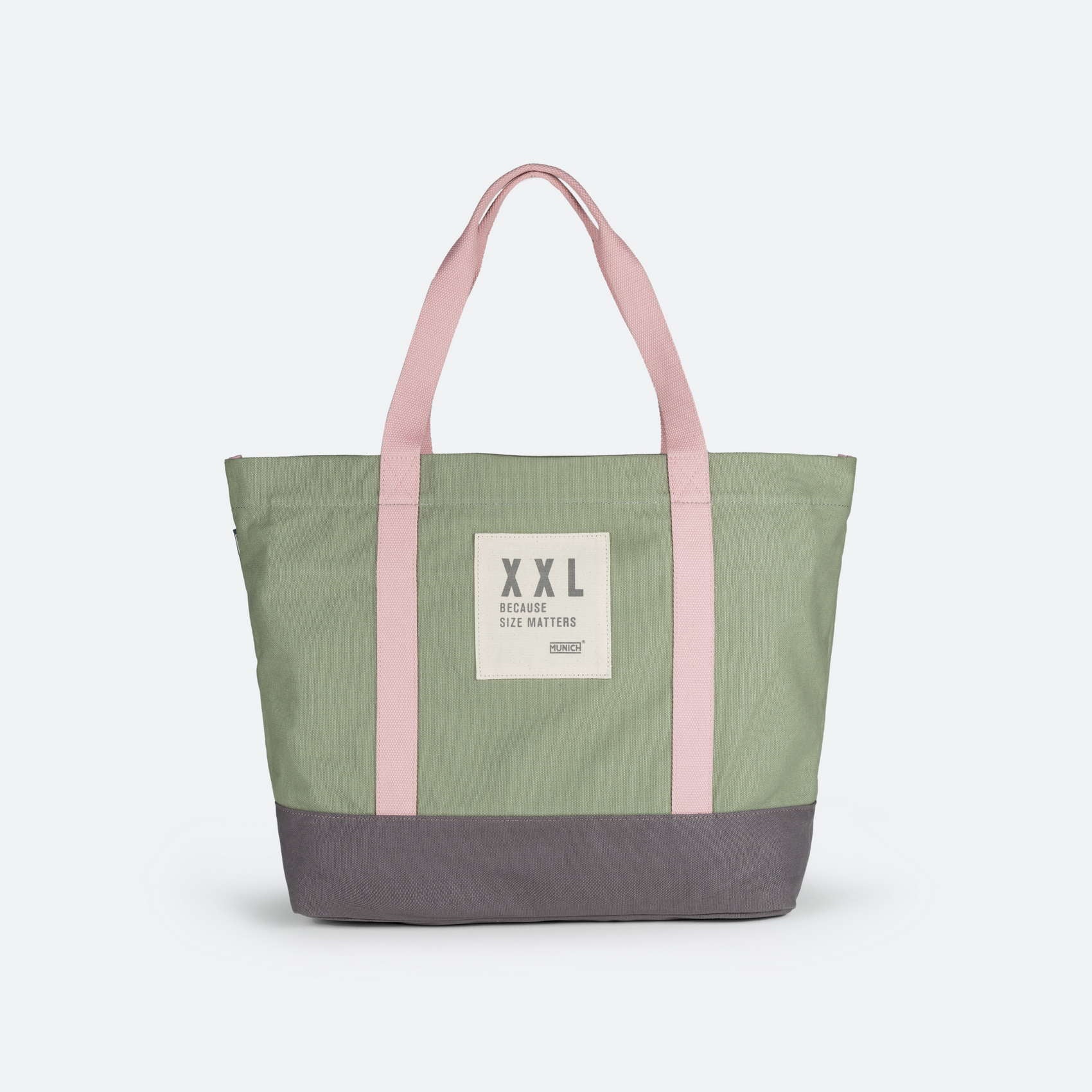 中性MUNICH品牌包,Go Go Tan Shopper Khaki 款,卡其色