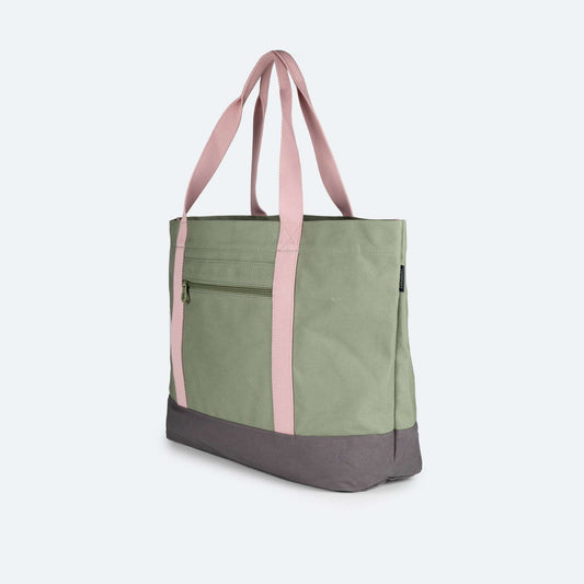 Сумка унісекс марки Munich, модель Go Go Tan Shopper Khaki кольору хакі