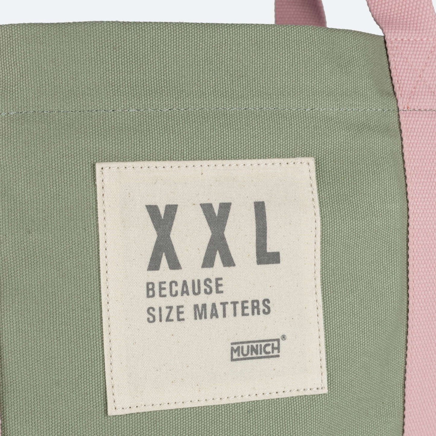 Unisex-Tasche der Marke Munich, Go Go Tan Shopper Khaki-Modell in Khaki-Farbe