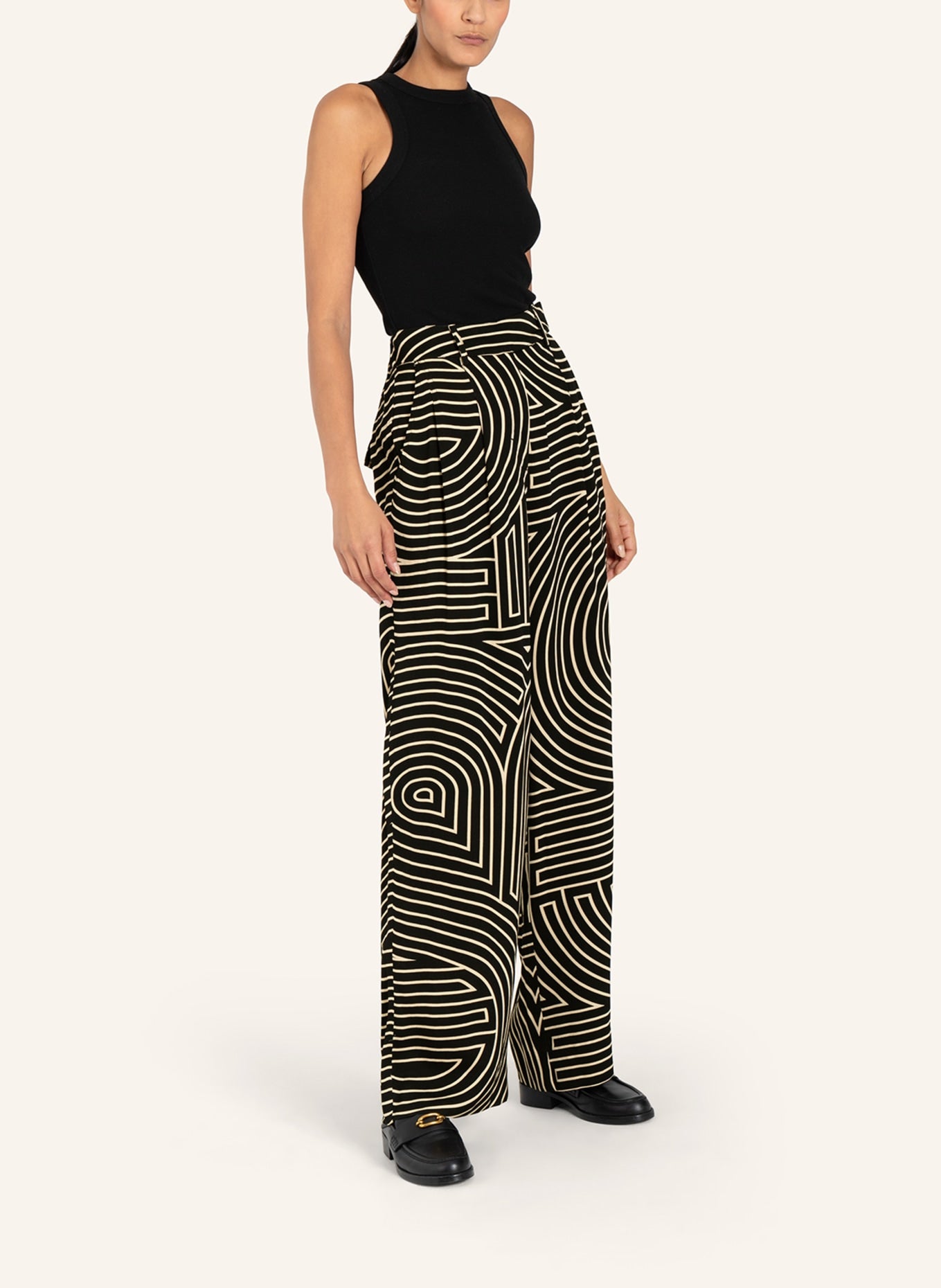 SECOND FEMALE - PANTALÓN A RAYAS LAGO TROUSERS - Pantalon para mujer –  Tascon