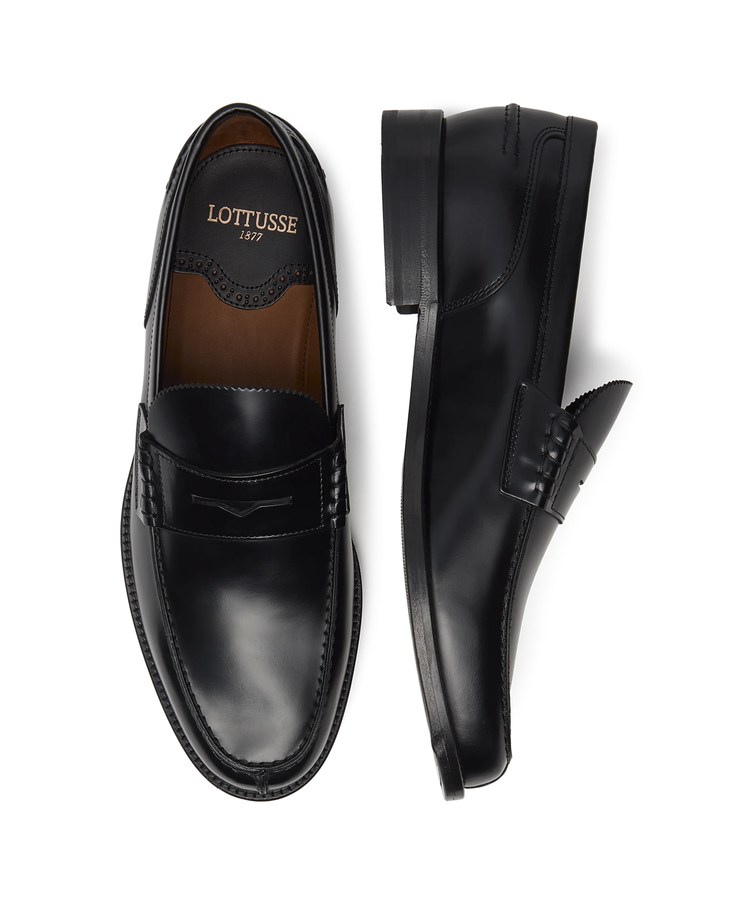 LOTTUSSE | HERREN-LOAFERS | DAYTONA | SCHWARZ