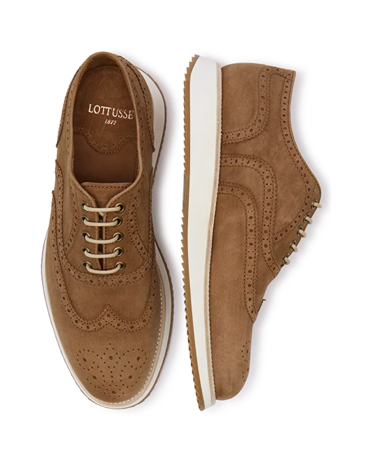 LOTTUSSE | CHAUSSURES OXFORD HOMME | HARBOUR | MARRON