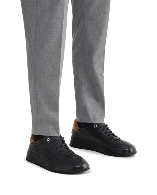 LOTTUSSE | MEN'S DRESS SNEAKERS | PUKET | BLACK