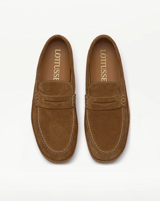 LOTTUSSE | LOAFERS | MEN'S | LL07865 LEGNO | BROWN