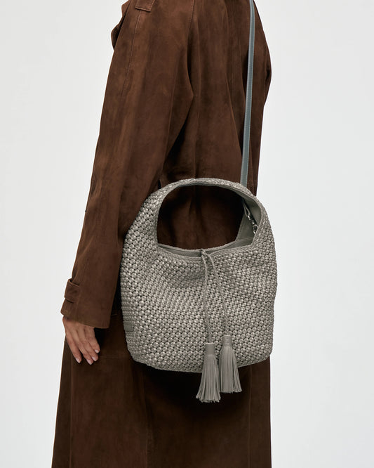 LOTTUSSE | BOLSOS | MUJER | BOLSO HOBO NOODBAG CORDERO AZUL | AZUL