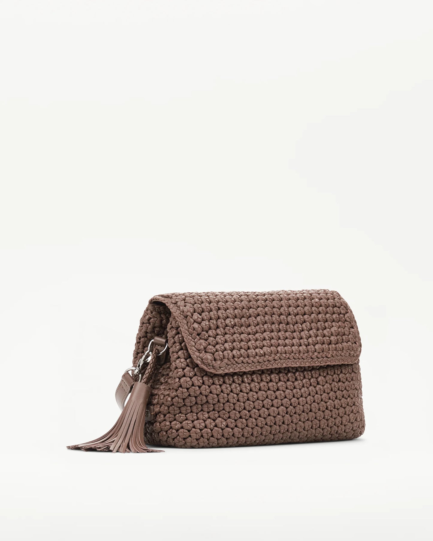 LOTTUSSE | BOLSOS | MUJER | BOLSO DE MANO NOODBAG CORDERO TOPO | MARRÓN