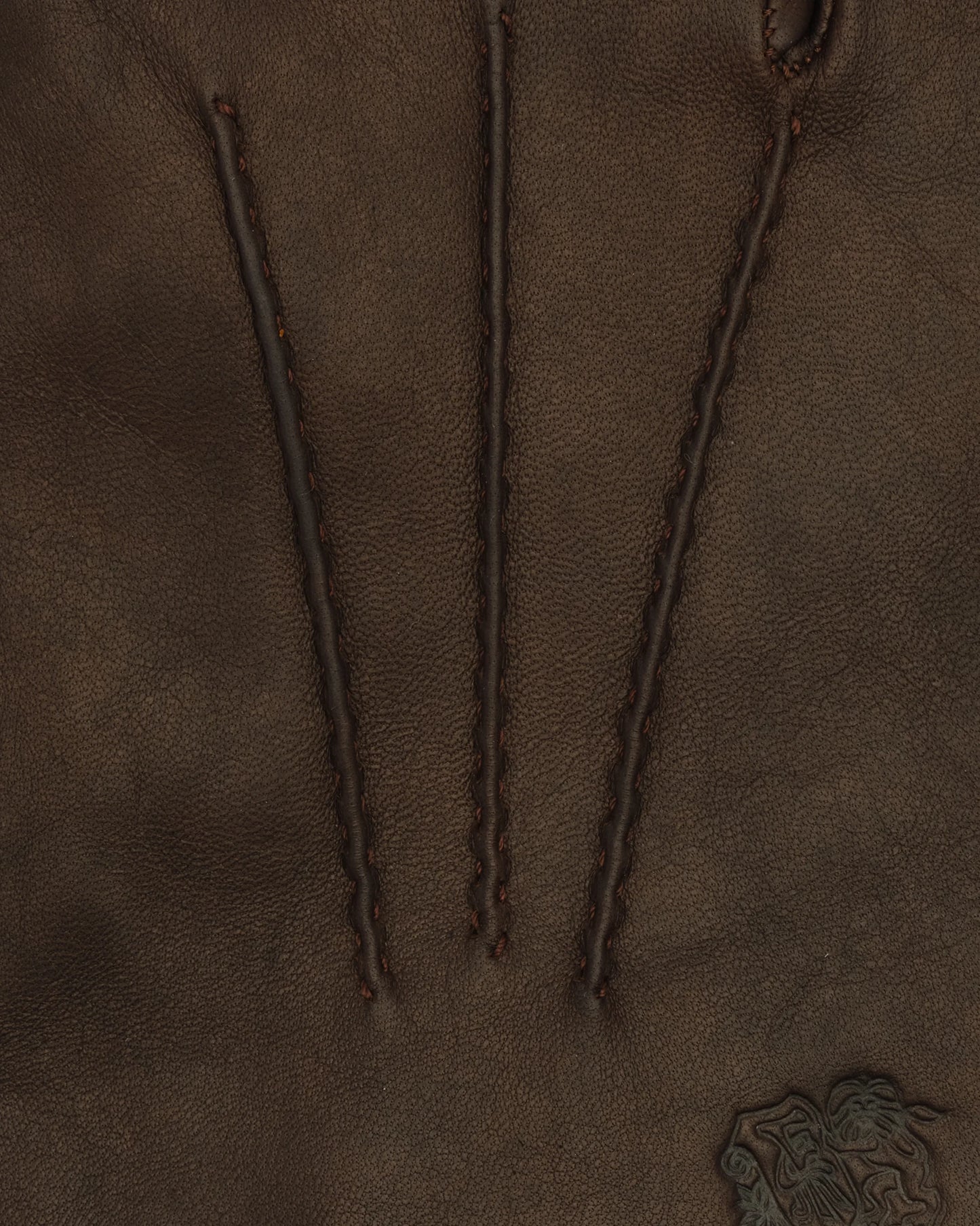 LOTTUSSE | GUANTES | HOMBRE | GUANTES PIEL VACUNO MOCA | MARRÓN