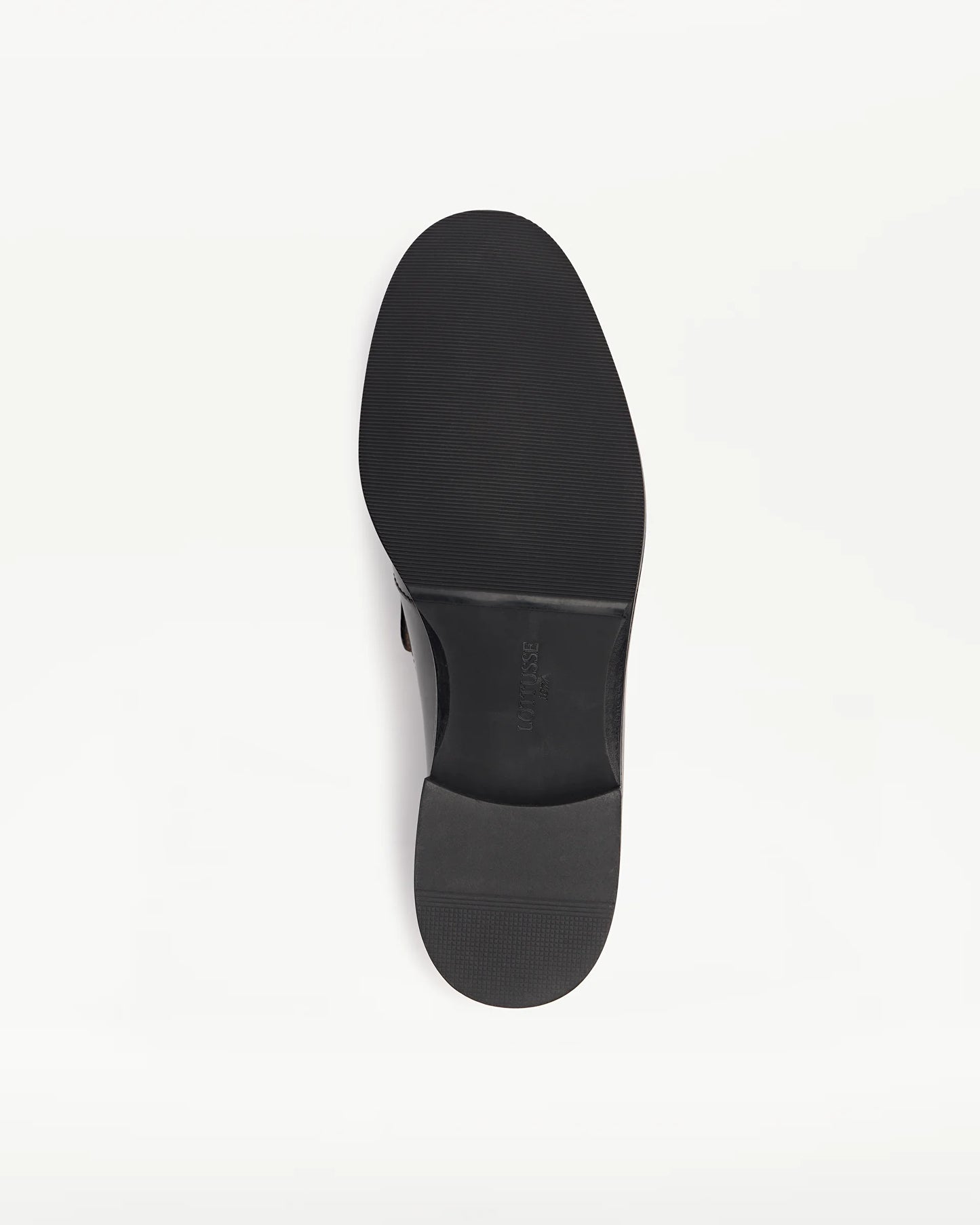 LOTTUSSE | ZAPATOS DE VESTIR | MUJER | MOCASÍN BORLAS PINA PIEL DE VACUNO NEGRO | NEGRO