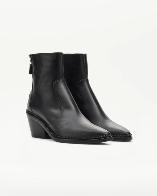 LOTTUSSE | BOTINES | MUJER | BOTINES PUGLIA VACUNO NEGRO | NEGRO