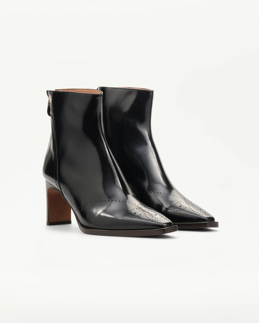 LOTTUSSE | BOTINES | MUJER | BOTINES SMITHSON HIGH VACUNO NEGRO | NEGRO