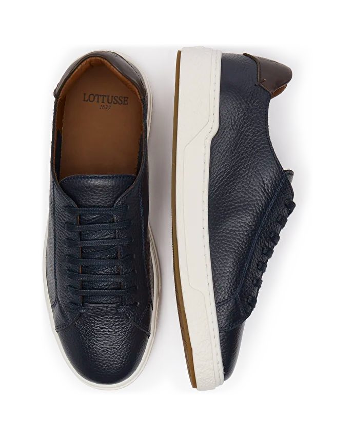 LOTTUSSE | HERREN-SNEAKER | TORINO MARINEBLAU | BLAU