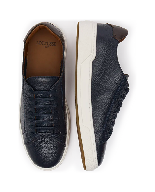 LOTTUSSE | HEREN SNEAKERS | TORINO MARINEBLAUW | BLAUW