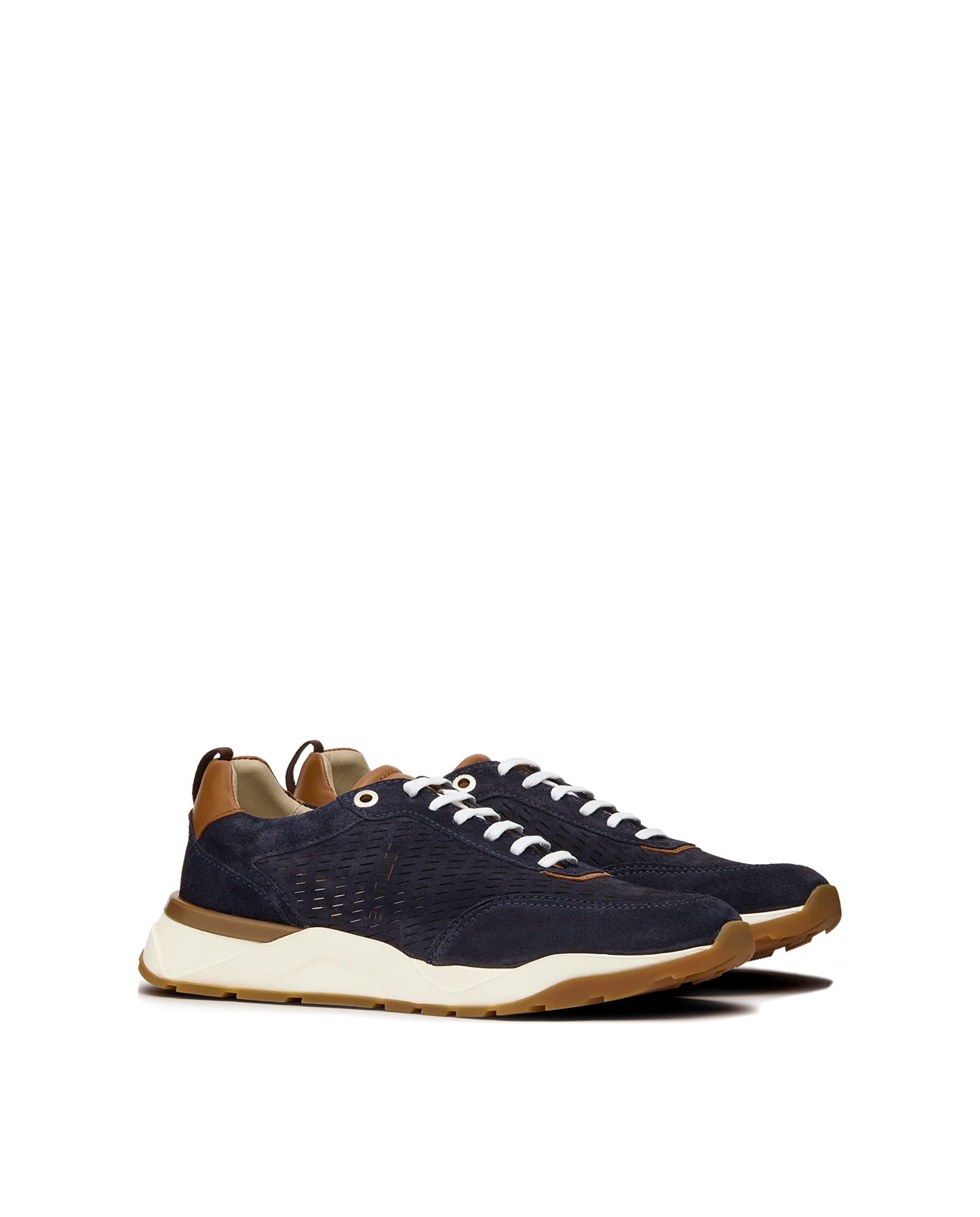 LOTTUSSE | MEN'S DRESS SNEAKERS | OSAKA NAVY BLUE | BLUE