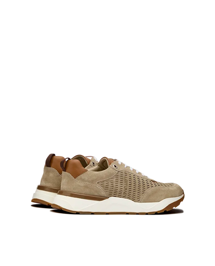 LOTTUSSE | MEN'S DRESS SNEAKERS | OSAKA TOPO | BEIGE