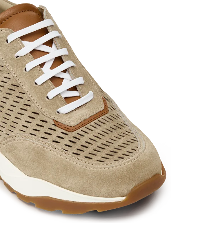 LOTTUSSE | MEN'S DRESS SNEAKERS | OSAKA TOPO | BEIGE