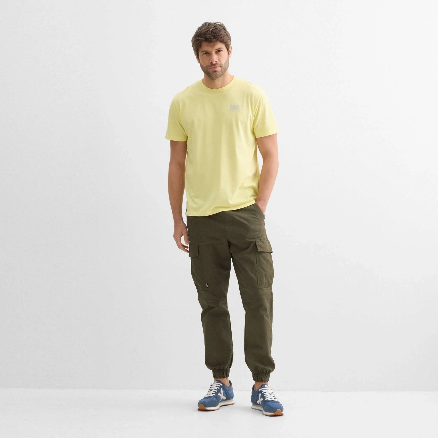 Camisetas Unisex De La Marca Munich Modelo Regular T-Shirt Heritage Lifestyle Yellow En Color Amarillo