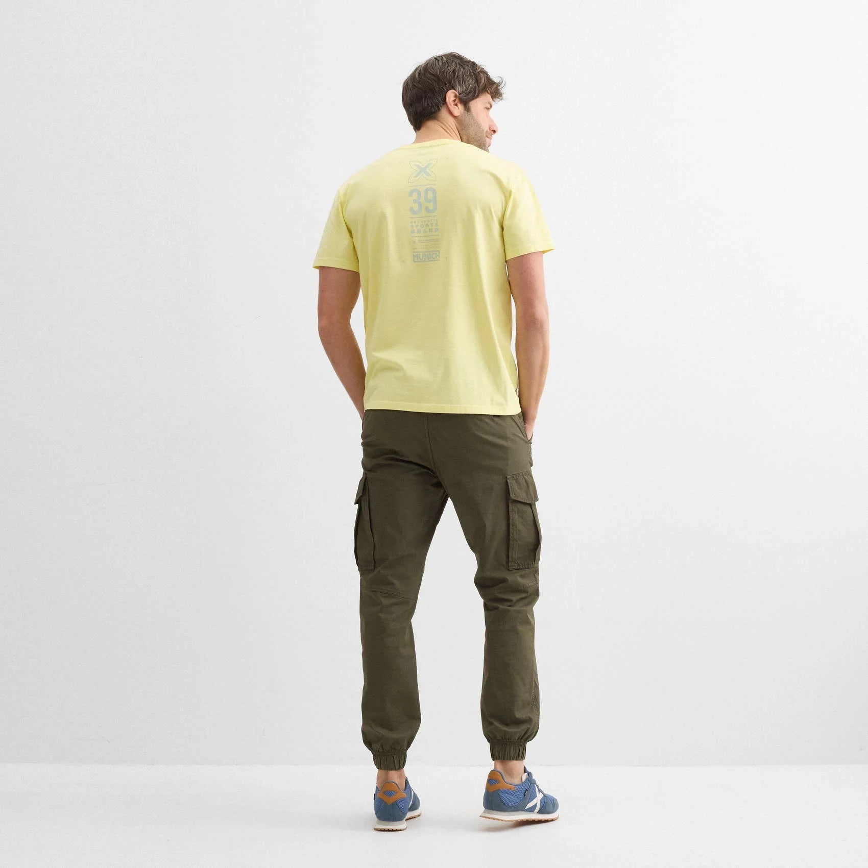 Camisetas Unisex De La Marca Munich Modelo Regular T-Shirt Heritage Lifestyle Yellow En Color Amarillo