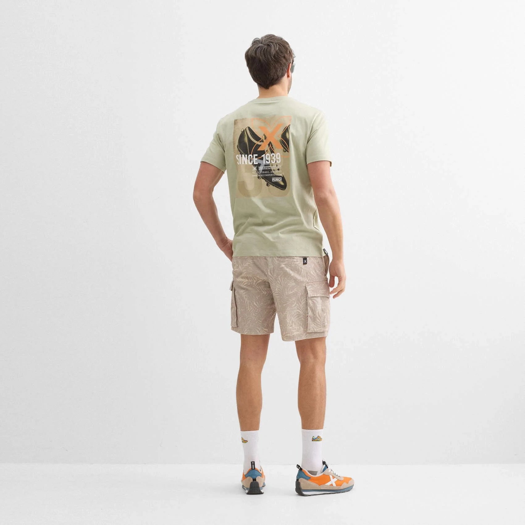 Camisetas Unisex De La Marca Munich Modelo Regular T-Shirt Kick Off Lifestyle Tea En Color Tea