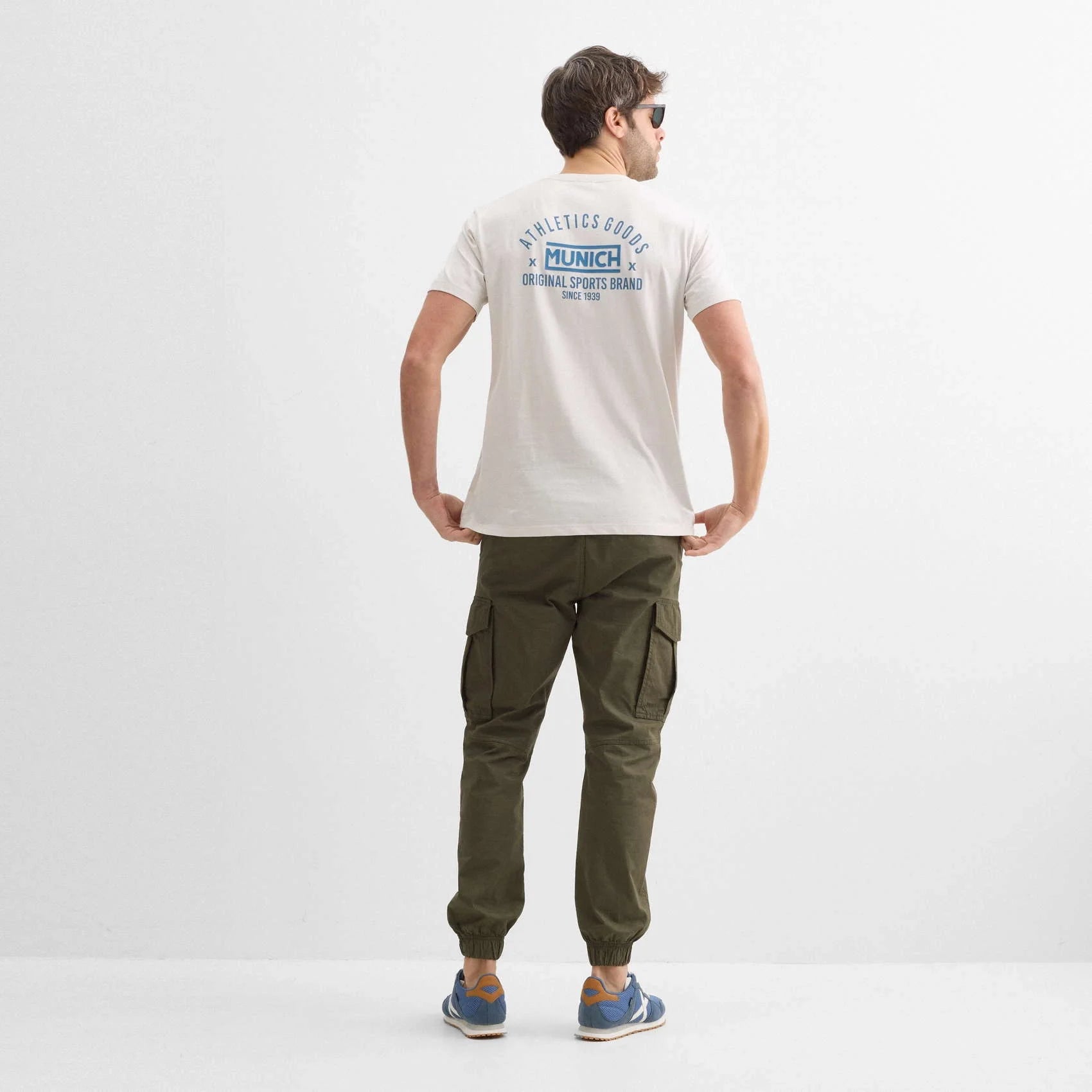 Camisetas Unisex De La Marca Munich Modelo Regular T-Shirt Quick Lifestyle Smoke En Color Smoke