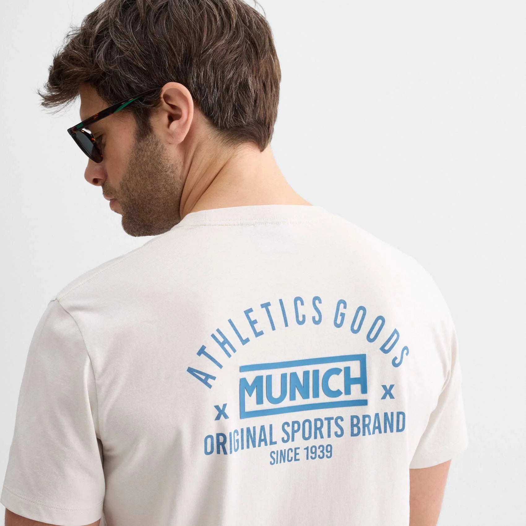 Camisetas Unisex De La Marca Munich Modelo Regular T-Shirt Quick Lifestyle Smoke En Color Smoke